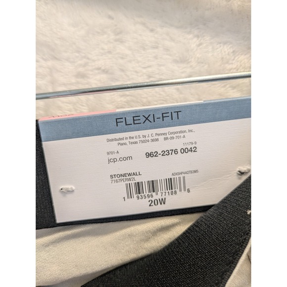 Liz Claiborne Woman 20W Beige Classic‎ Fit Flexi-Fit Crop Capri Pants - Picture 4 of 8